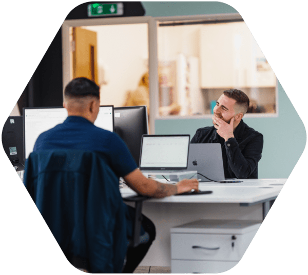 extramile hq team at the office