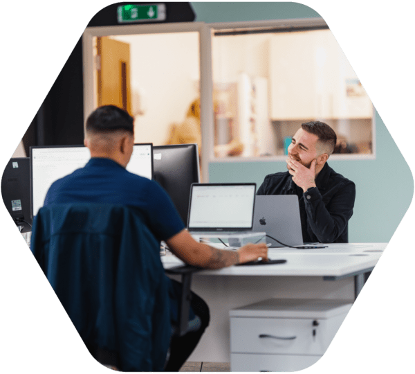 extramile hq team at the office