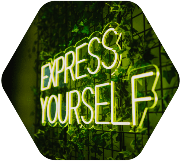 express yourself office signage