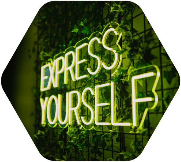 express yourself office signage