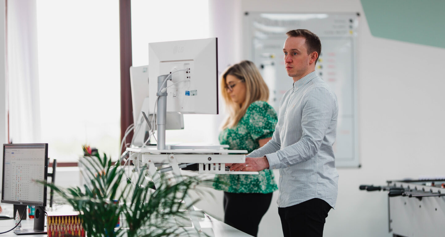 extramile hq team at the office