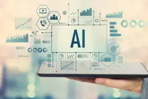 Creative branding visual with bold typography and modern design