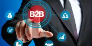 Graphic representing targeted B2B digital marketing solutions