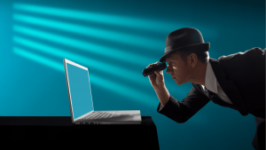 Blog graphic illustrating competitive analysis in digital marketing