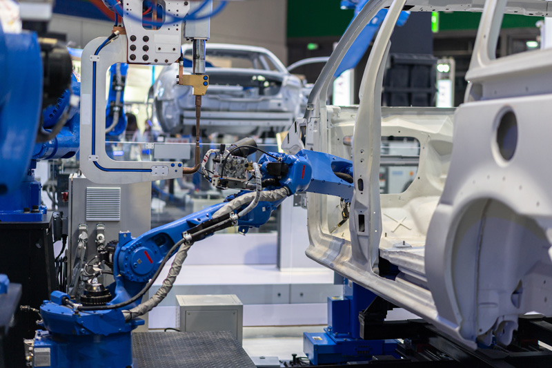 Visual of an industrial facility representing the manufacturing industry